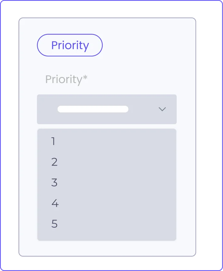 Priority selector